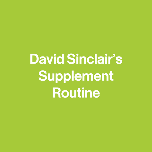 David Sinclair Supplement Routine