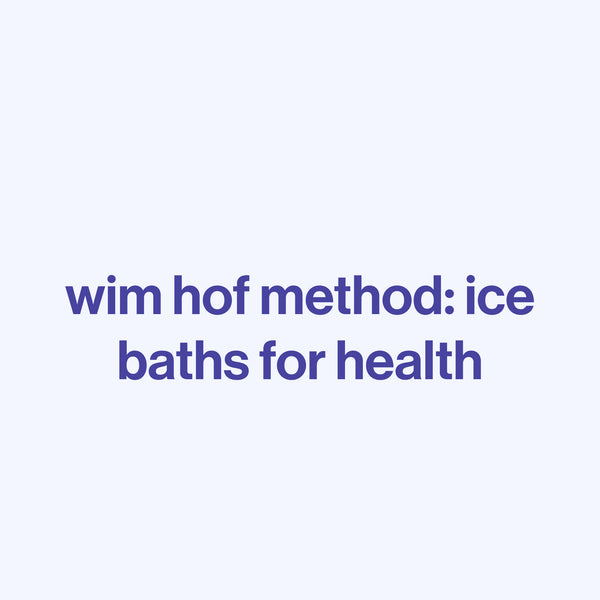 Ice Baths: the Coolest Way to Live Longer?