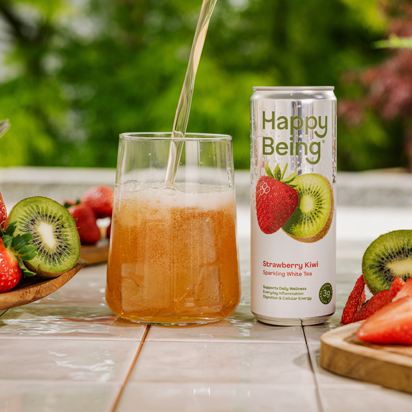 Strawberry Kiwi Sparkling White Tea