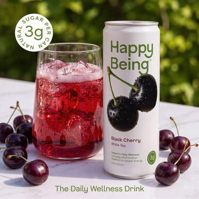 Black Cherry White Tea - daily wellness drink
