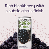 Blackberry Sparkling White Tea - fruit stack