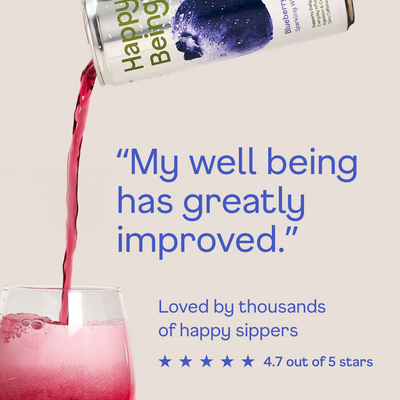 Blueberry Sparkling White Tea - pour and review