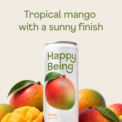 Mango White Tea - fruit stack