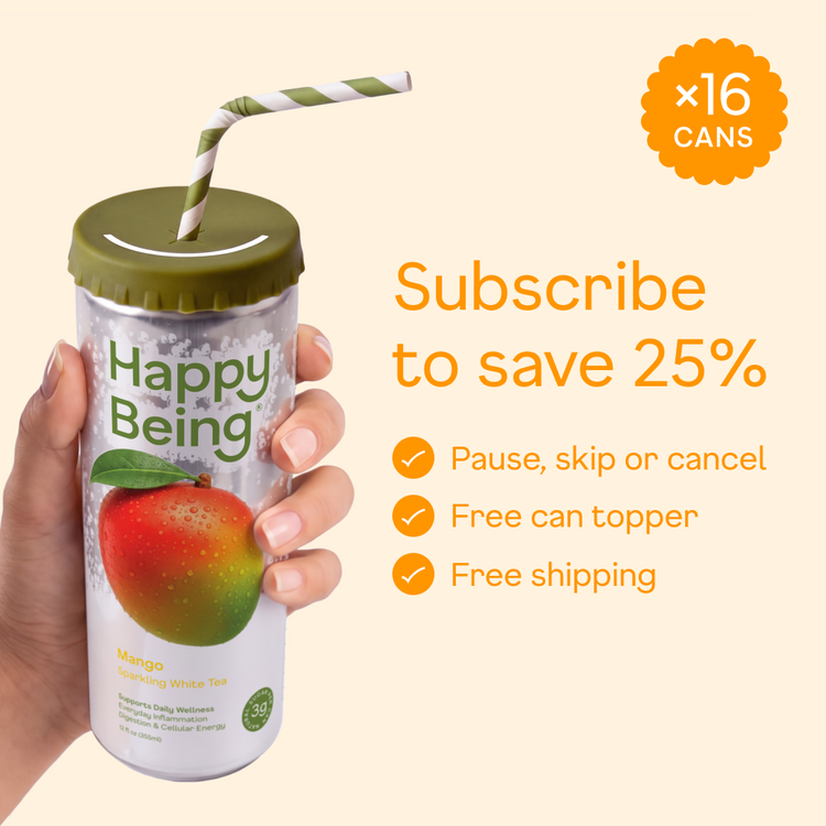 Mango Sparkling White Tea - subscribe