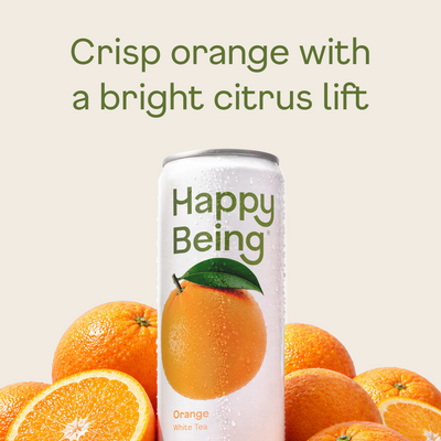 Orange White Tea - fruit stack
