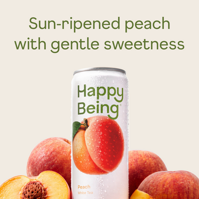 Peach White Tea - fruit stack