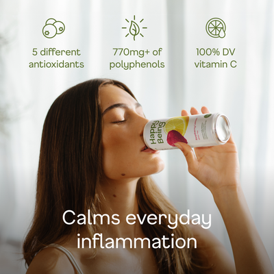 Raspberry Lemon White Tea - calms everyday inflammation