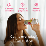 Raspberry Lemon Sparkling White Tea - calms everyday inflammation