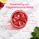 Raspberry Lemon Sparkling White Tea - polyphenomenal blend