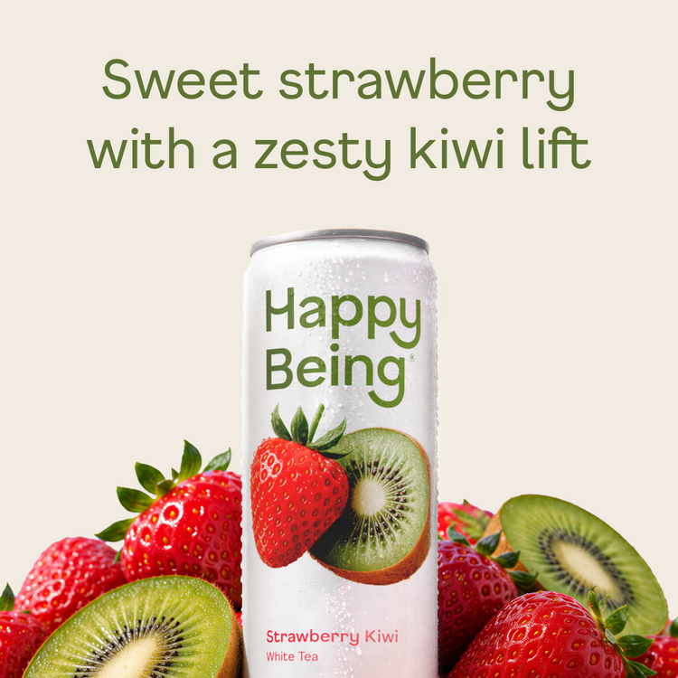 Strawberry Kiwi White Tea - fruit stack