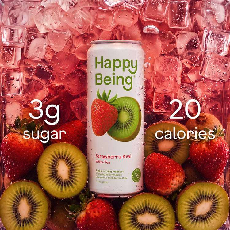 Strawberry Kiwi White Tea - plunge