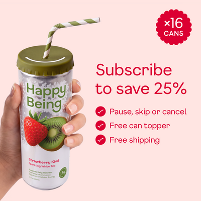 Strawberry Kiwi Sparkling White Tea - subscribe