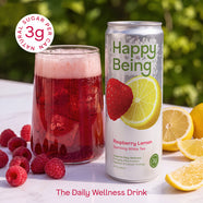 Raspberry Lemon Sparkling White Tea - daily wellness drink