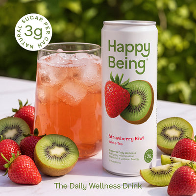 Strawberry Kiwi White Tea - daily wellness drink