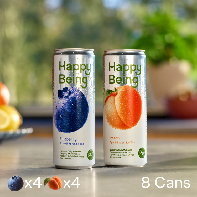 Blueberry & Peach Sparkling White Tea